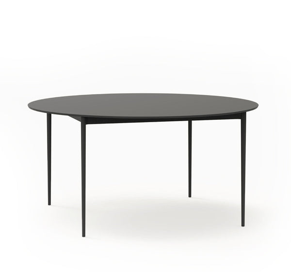 Nude round dining table