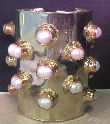 Brazalete jumbo perla
