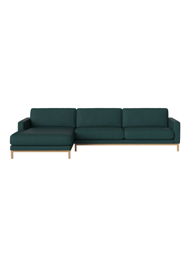 North 4 seater sofa with chaise longue - left