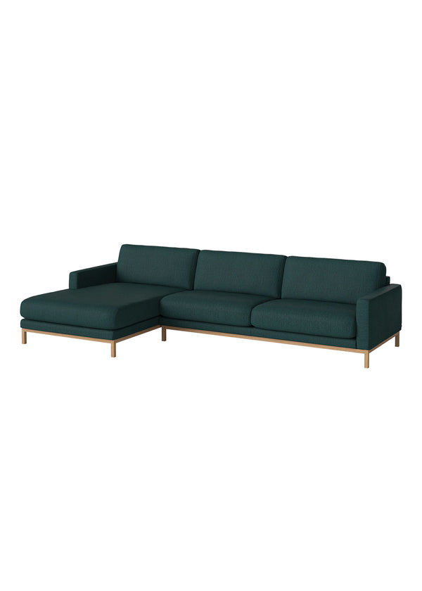 North 4 seater sofa with chaise longue - left