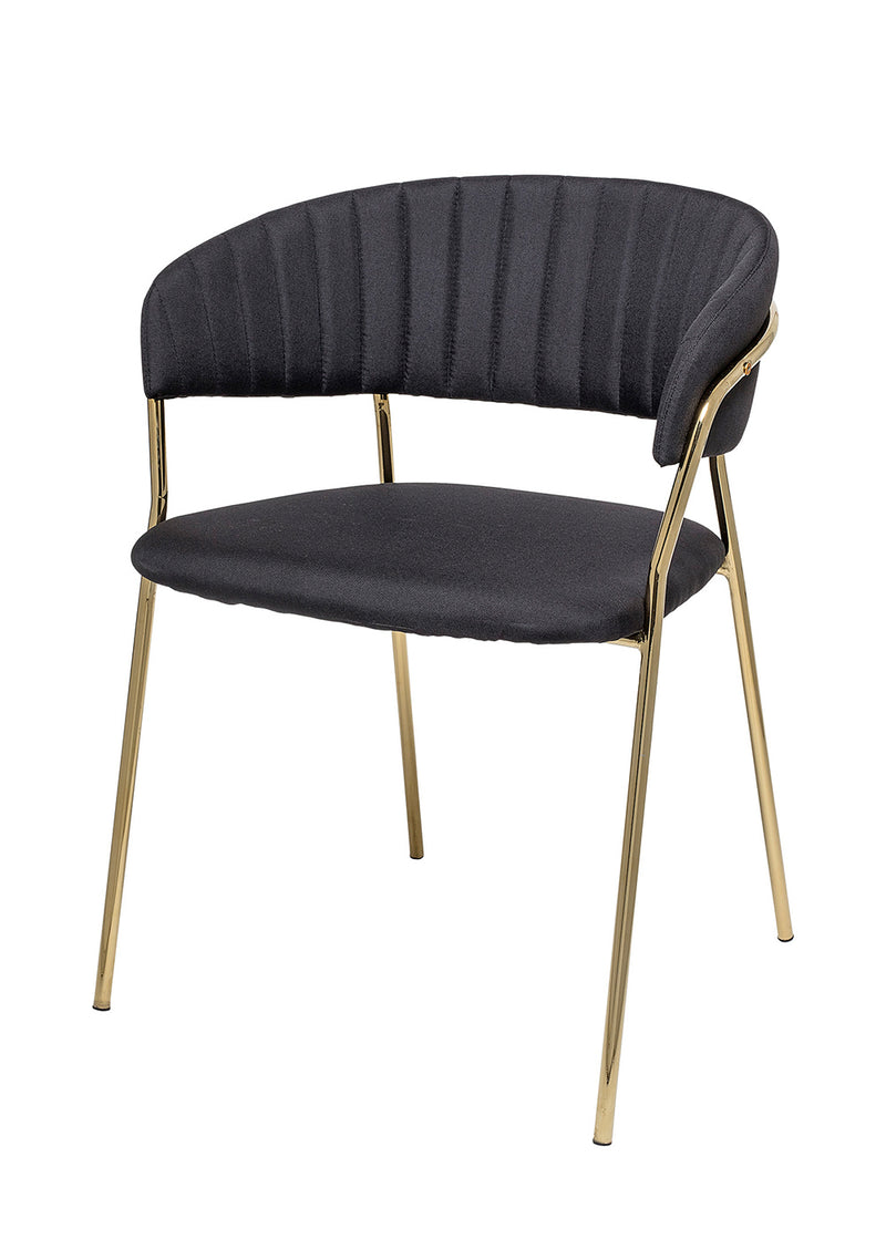 Form Dining Chair, Black, Polyester