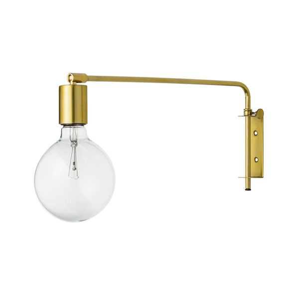 Wall Lamp, Brass, Metal
